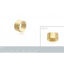 Bague plaqué-or 750/000 3 microns