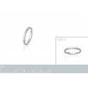 Bague argent 925/000 alliance