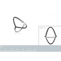 Bague argent 925/000 rhodiée oz micro serti