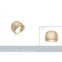Bague plaqué-or 750/000 3 microns
