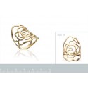 Bague plaqué-or 750/000 3 microns