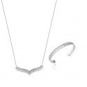 Collier argent 925/000 rhodiée oz