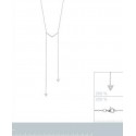 Collier argent 925/000 rhodiée oz