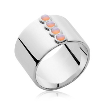 Bague argent 925/000 rhodiée pierre synthétique BCEIFIA