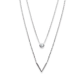 Collier argent 925/000 rhodiée oz 871XSZ45