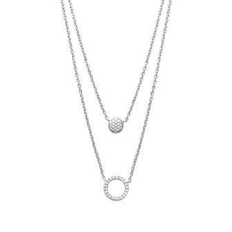 Collier argent 925/000 rhodiée oz