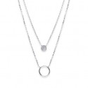 Collier argent 925/000 rhodiée