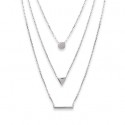 Collier argent 925/000 rhodiée