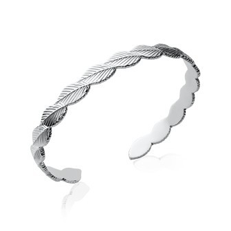 Jonc argent 925/000 rhodiée 721XSZ58