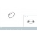 Bague argent 925/000 rhodiée