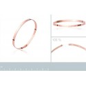 Bracelet plaqué-or rose 750/000 3 microns