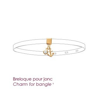 Pendentif plaqué-or 750/000 3 microns oz