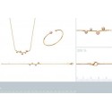 Bracelet femme plaqué-or 750/000 3 microns pierre synthétique
