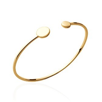 Jonc plaqué-or 750/000 3 microns 921QSD56