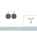 Boucle d'oreilles acier 316 L email