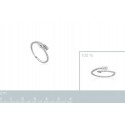 Bague argent 925/000 rhodiée oz
