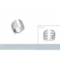 Bague argent 925/000 rhodiée oz