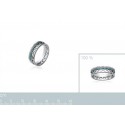 Bague argent 925/000 rhodiée oz pierre synthétique