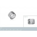 Bague argent 925/000 rhodiée oz