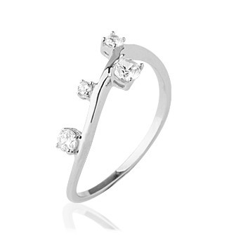 Bague argent 925/000 rhodiée oz BCEFEBA