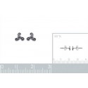 Boucles d'oreilles argent 925/000