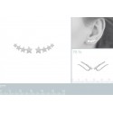 Contour d'oreilles argent rhodiée 925/000