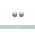 Boucles d'oreilles argent rhodiée 925/000