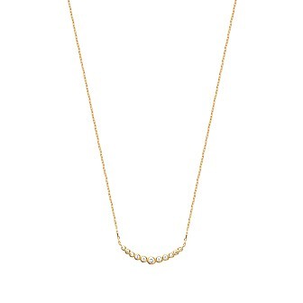 Collier plaqué-or 750/000 3 microns oz
