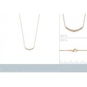 Collier plaqué-or 750/000 3 microns oz