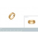Bague plaqué-or 750/000 3 microns