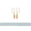 Boucles d'oreilles plaqué-or 750/000 3 microns