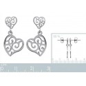 Boucles d'oreilles femme en acier 316 L