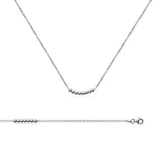Collier argent 925/000 rhodiée 