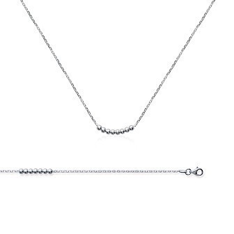 Collier argent 925/000 rhodiée 