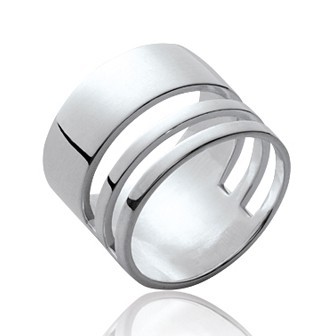 Bague argent 925/000 rhodié HCDHJAA