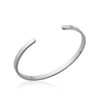 Jonc argent 925/000 rhodié HCBDEEFG