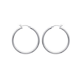 Créoles argent 925/000 3 MM 