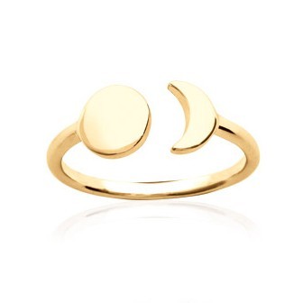 Bague plaqué-or 750/000 3 microns 22QSD00