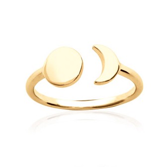 Bague plaqué-or 750/000 3 microns CCGAIAA