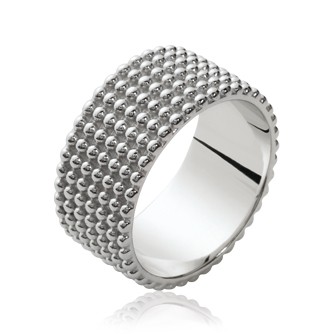 Bague argent 925/000 rhodiée HCGBDAA