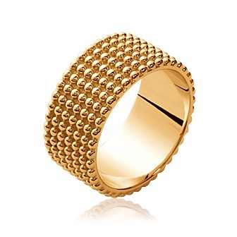 Bague plaqué-or 750/000 3 microns CCGBDAA