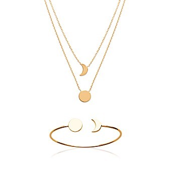 Collier plaqué-or 750/000 3 microns JCBFAFEA