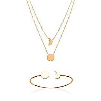 Collier plaqué-or 750/000 3 microns JCBFAFEA