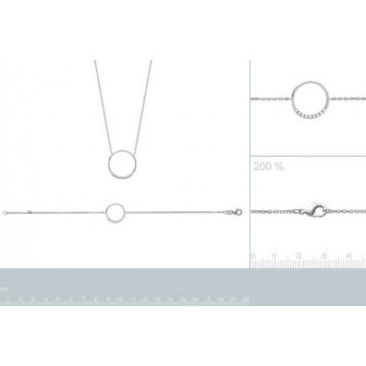 Collier argent 925/000 3 microns oz IHBJEBEF