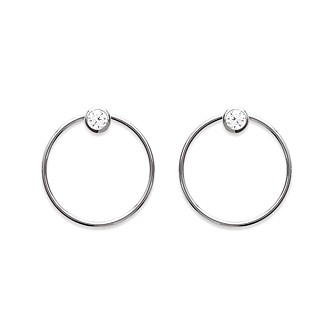 Boucle d'oreilles argent 925/000 rhodiée oz BFEGDBA