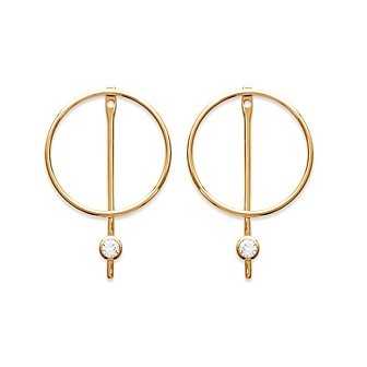 Boucle d'oreilles plaqué-or 750/000 3 microns oz CFEGEBA