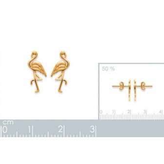 Boucle d'oreilles plaqué-or 750/000 3 microns CFEHCAA