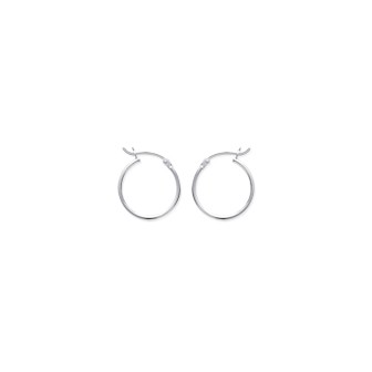 Créoles argent 925/000 1.5 mm