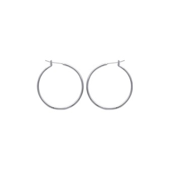 Créoles argent 925/000 1.5 mm