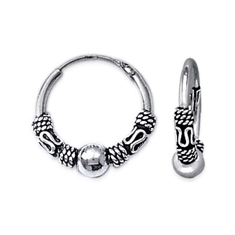 Créoles argent 925/000 12/14 mm